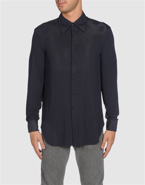 armani collezioni dress shirt|armani men's shirts long sleeve.